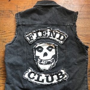 Misfits denim vest